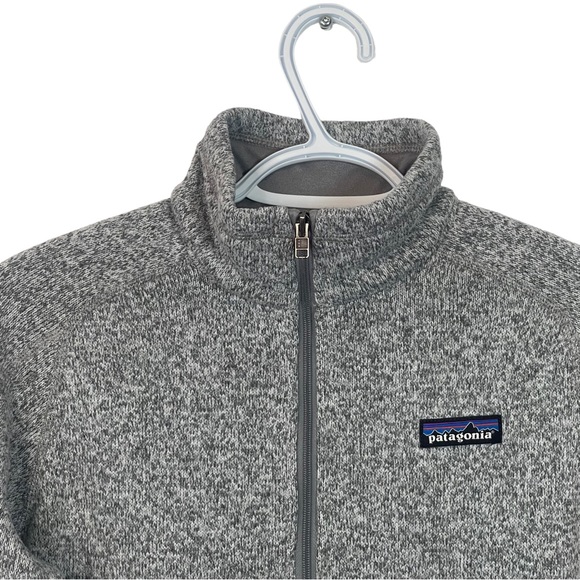 Patagonia Women's Grey Better Sweater 1/4 Zip Long Sleeved Sweater - Picture 2 of 15